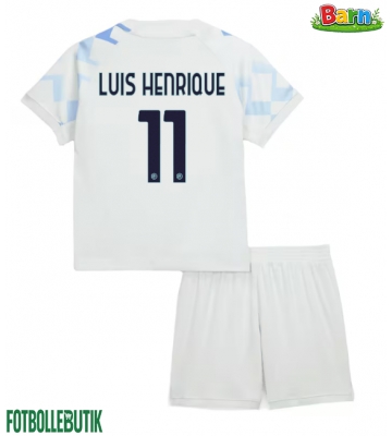 Inter Milan Luis Henrique #11 Bortaställ Barn 2025-26 Kortärmad (+ Korta byxor)